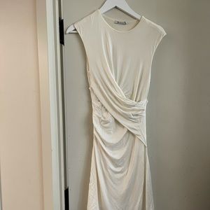 T by Alexander Wang Gathered Tank Midi Dress